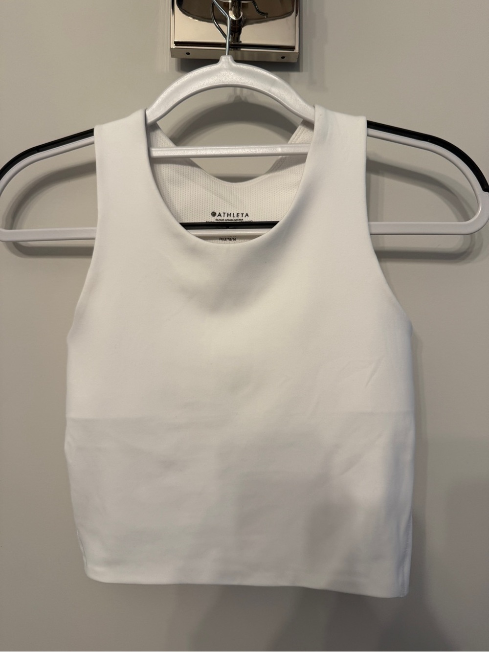 Athleta White Tank Crop Top for Kids
